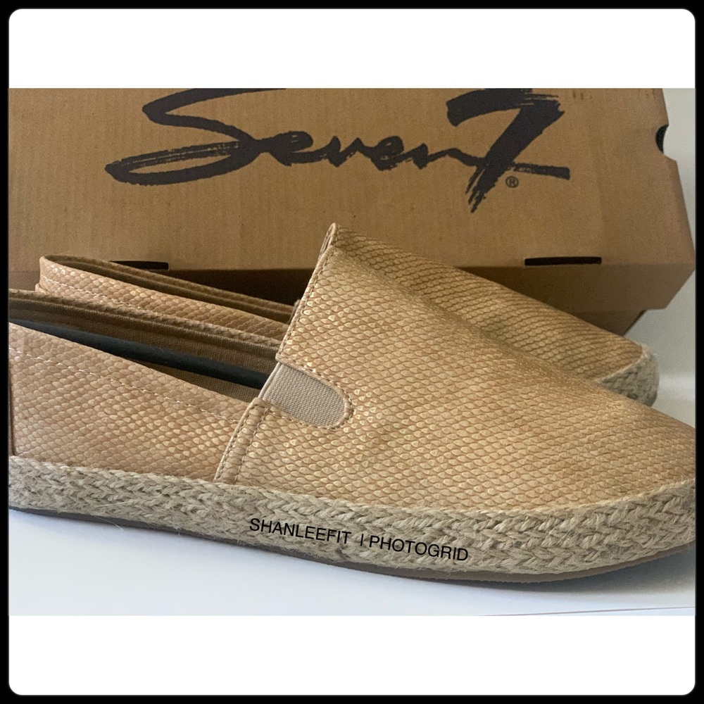 Cape Azul Camel Espadrille New In Box
